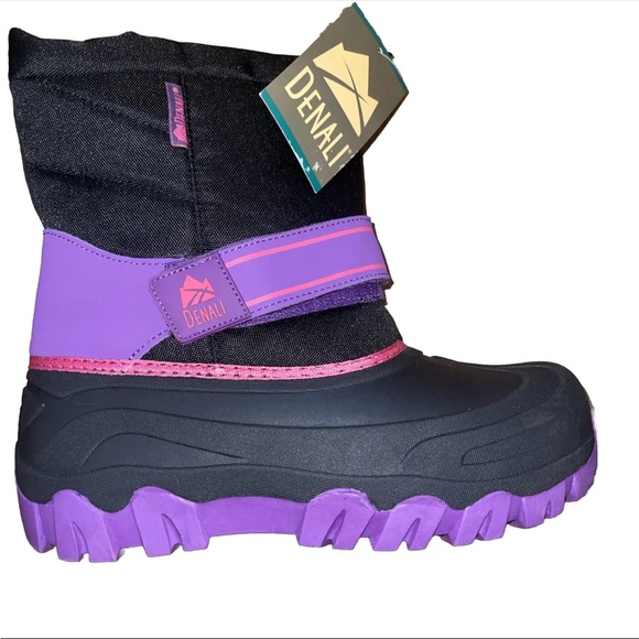 Denali Boulder II Purple and Black Snow Winter Boots size 4 NIB girls - Picture 3 of 11